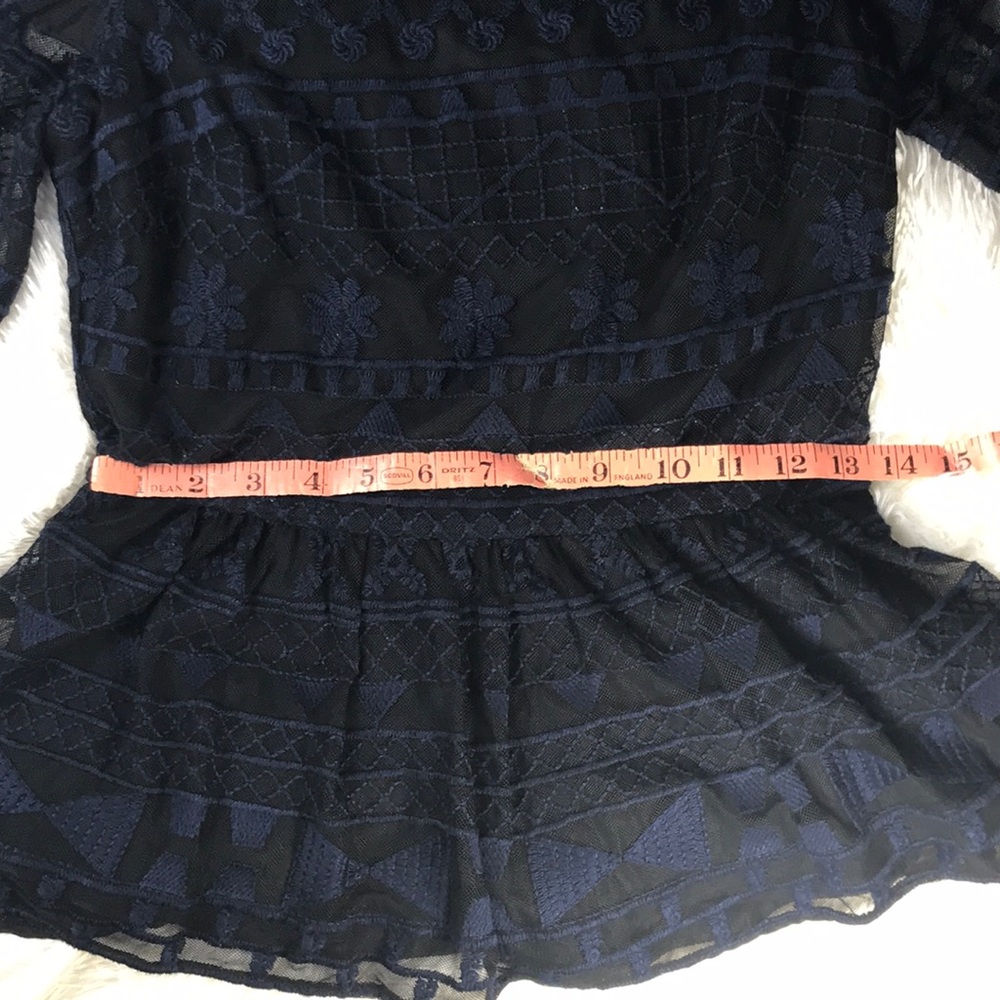 Parker Lace Peplum Top - Picture 10 of 14